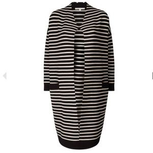 Maje Oversized Striped Knitted Cardigan size 1